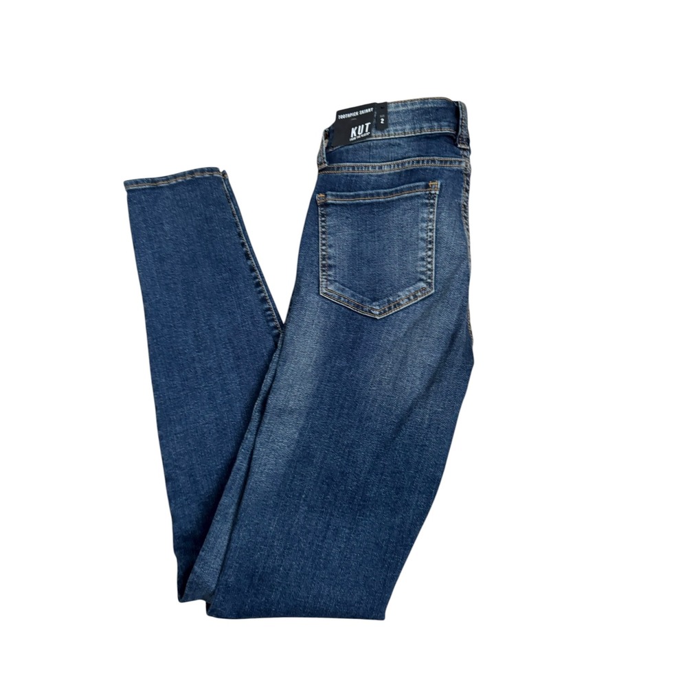 Kut From The Kloth‎ Toothpick Skinny Jeans Womens Insightful Wash Size 2 NEW NWT